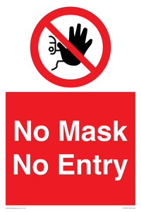 No Mask No Entry